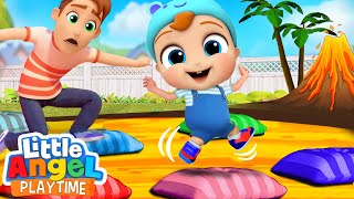 Floor Is Lava | Fun Sing Along Songs by Little Angel Playtime