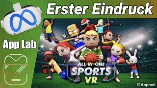 Meta Quest 2 [deutsch] All-In-One Sports VR Gameplay | Oculus Quest 2 Games | Best App Lab Games