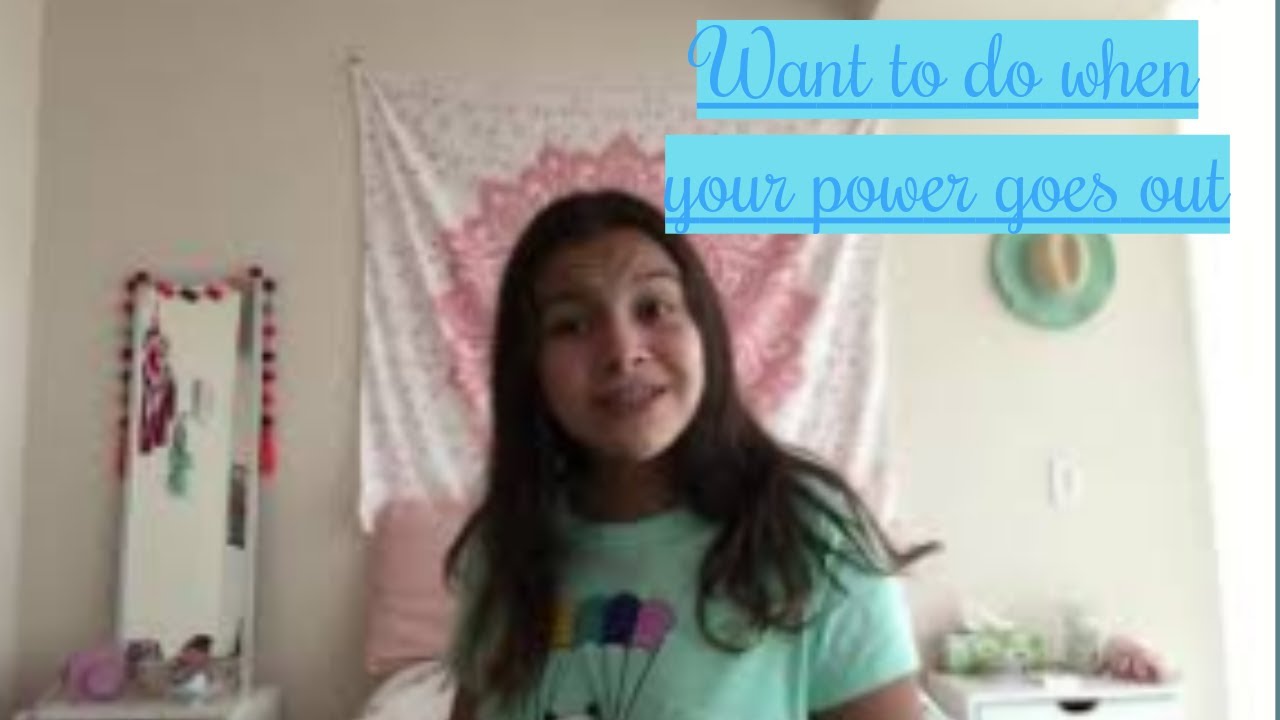 10 Things To Do When Your Power Goes Out! - YouTube