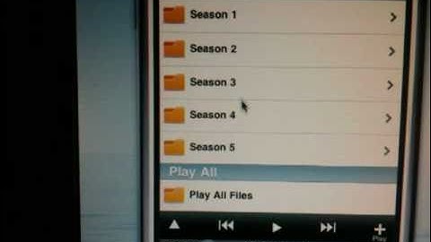 VLC Controlled with iPhone app