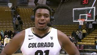 Evan Battey explains how Colorado was able to hold off Milwaukee for a 65-54 win