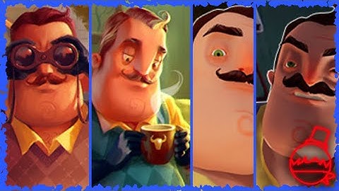Hello Neighbor - All Alphas Full Gameplay