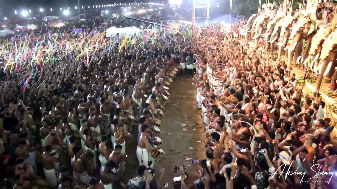 Aaratupuzha Pooram 2023 Panchari Melam led by Padma Shri Peruvanam Kuttan Marar