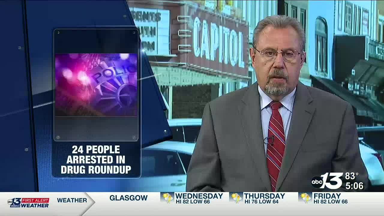 24 people in Laurel County arrested in drug roundup operation - YouTube
