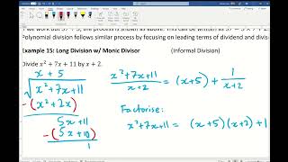 Ex  1 2 and 1 3   Equating Coefficients and Pol