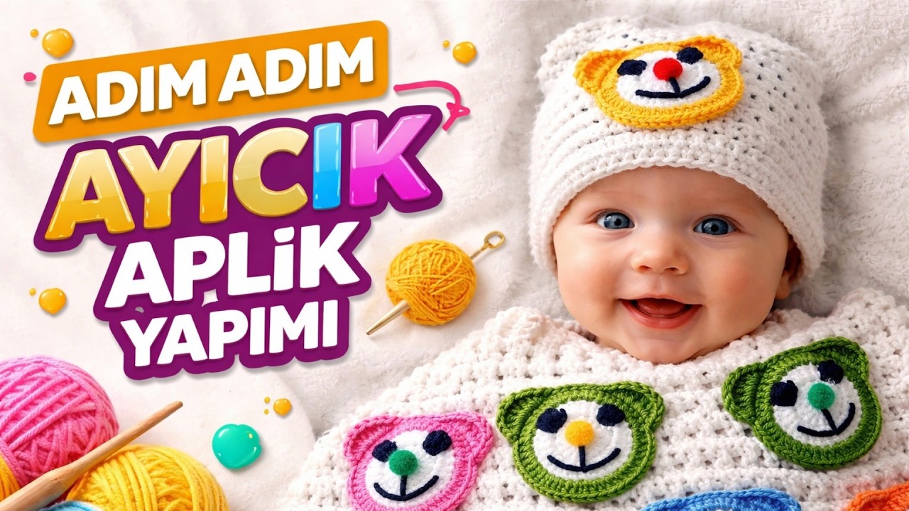 Bebek Örgülerine En Çok Yakışan Ayıcık Modeli Yapımı