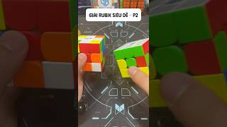 Cách Giải Rubik 3x3 Siêu Dễ P2 - Tầng đầu tiên #huongdangiairubik3x3 #tutorial #GANCUBE