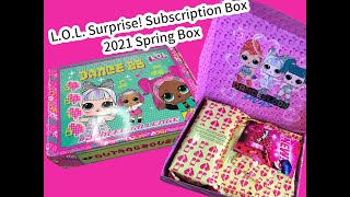 LOL Surprise Box Spring 2021Subscribe Box Newest