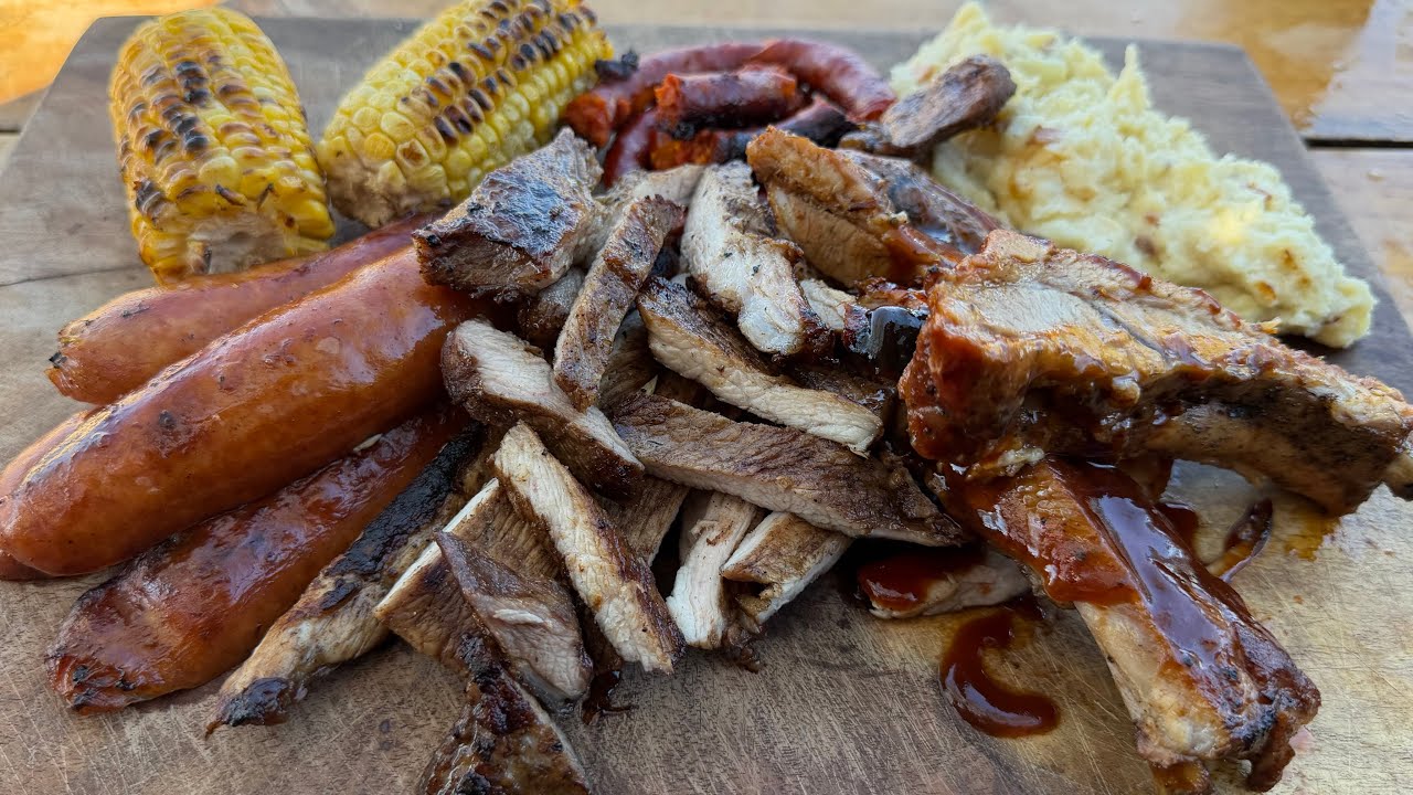 Parrillada de carne de puerco 