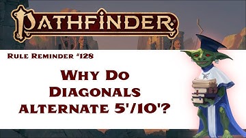 Why Do We Alternate Diagonal Length? (Pathfinder 2e Rule Reminder #128)