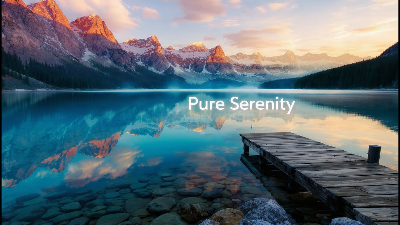 Relaxing Lakes of Europe 4k - Peaceful Cinematic Scenes