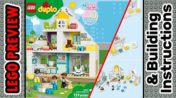 PREVIEW: 10929, LEGO Duplo, Modular Playhouse​ & Building Instructions! LEGO 2020