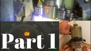 VW, Audi,Seat,Skoda, Power Steering Pump replacement, Fualty Power Steering, Dash light on.