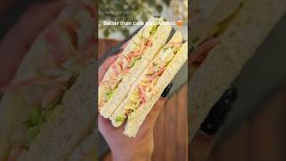 Creamy Coleslaw Sandwich Recipe😍Perfect Summer Evening Snack#shorts #snacks #sandwich #bread #nocook