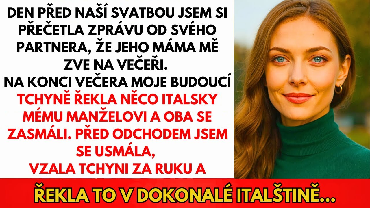 Den Před Svatbou Mi Snoubenec Napsal: 