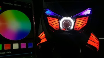 Hid projector nmax dengan lazy eye concept