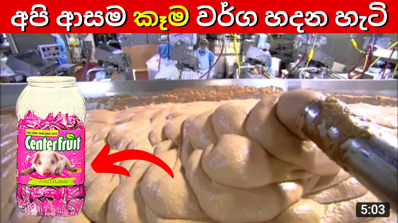 අපි දිනපතා ගන්නා කෑම වර්ග 5ක් ෆැක්ටරි වල හදන හැටි මෙන්න | Satisfying Food Processing Machines