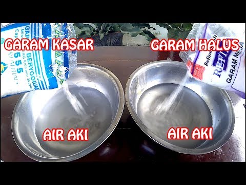 AIR AKI + GARAM KASAR Dan HALUS HASIL MERINDING