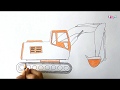 How to Draw JCB - Excavator Truck  Videos  for kids | by Enjoy Art