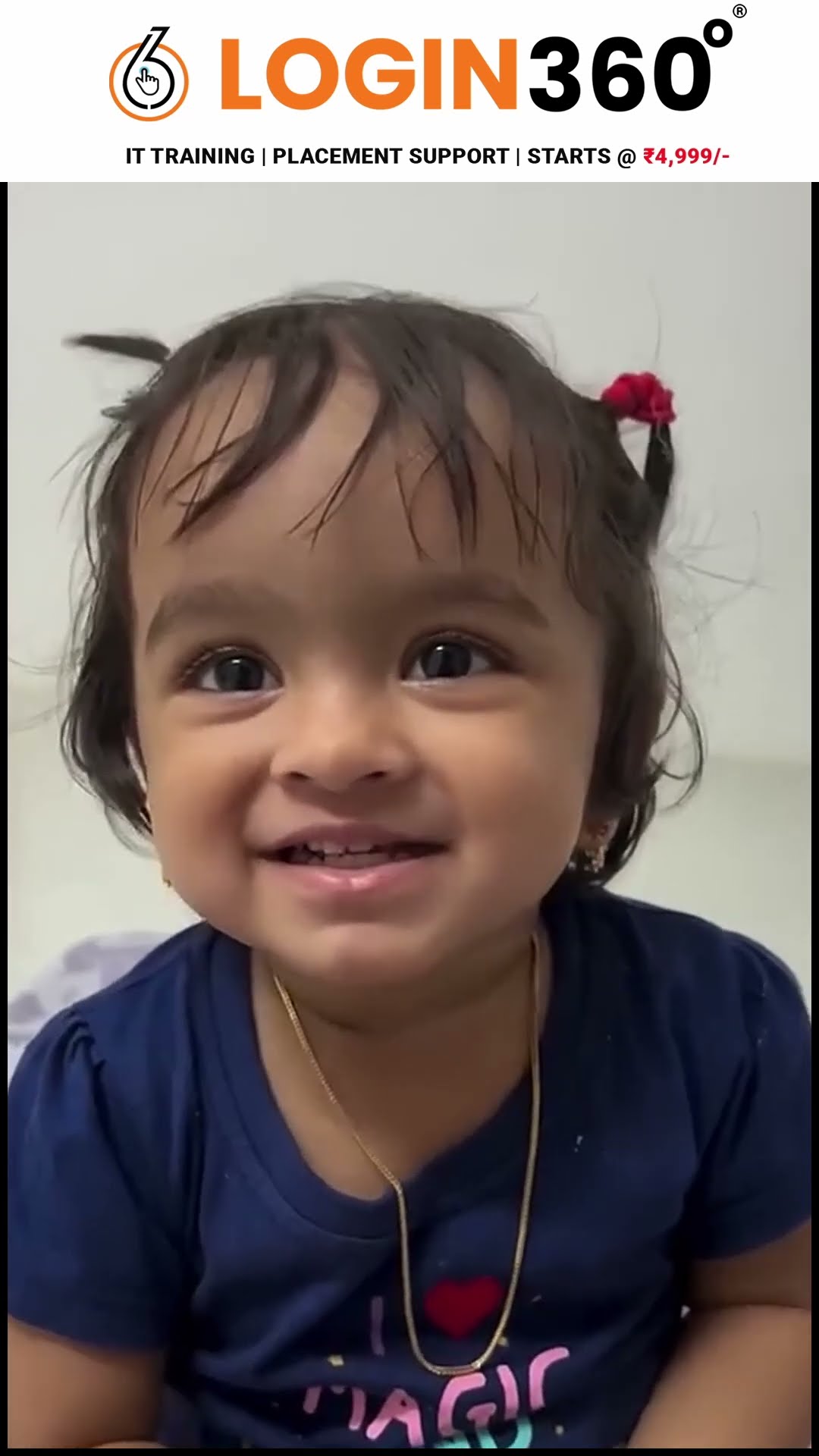 Wow ? 'மாமா'-ன்னு சொல்றத கேட்டுகிட்டே இருக்கலாம் போலயே.. Cute குட்டி தேவதை ?