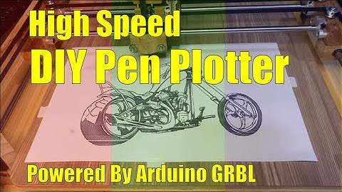 High Speed DIY Pen Plotter Powered by Arduino GRBL