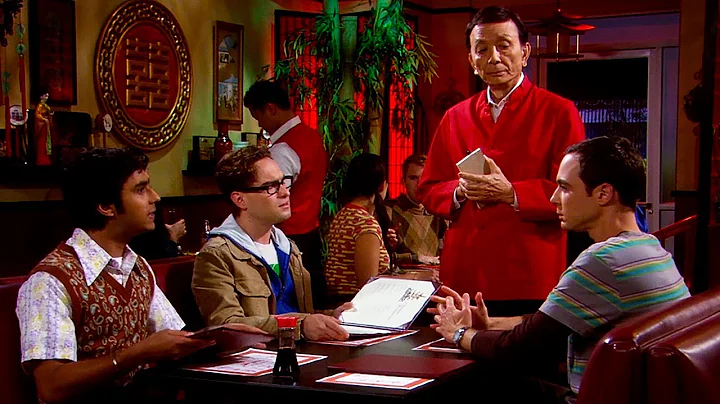 Leonard, Sheldon And Rajesh At A Chinese Restaurant - The Big Bang Theory 1х07 - DayDayNews
