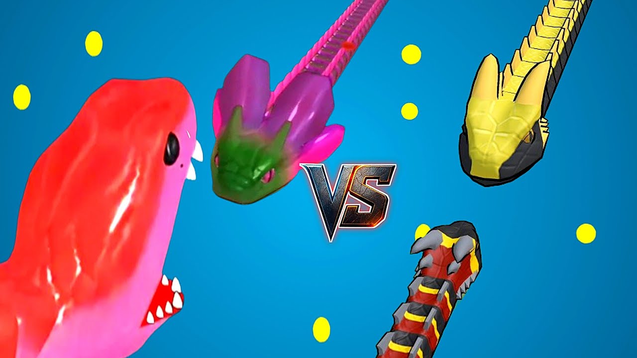 Snake Clash Vs Snake Hero - Against All Boss Fight Challenge Comparison! Which is One Best? #6