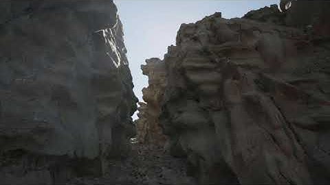 Unreal Engine 5 (UE5) Realistic Graphics Showcase Canyon