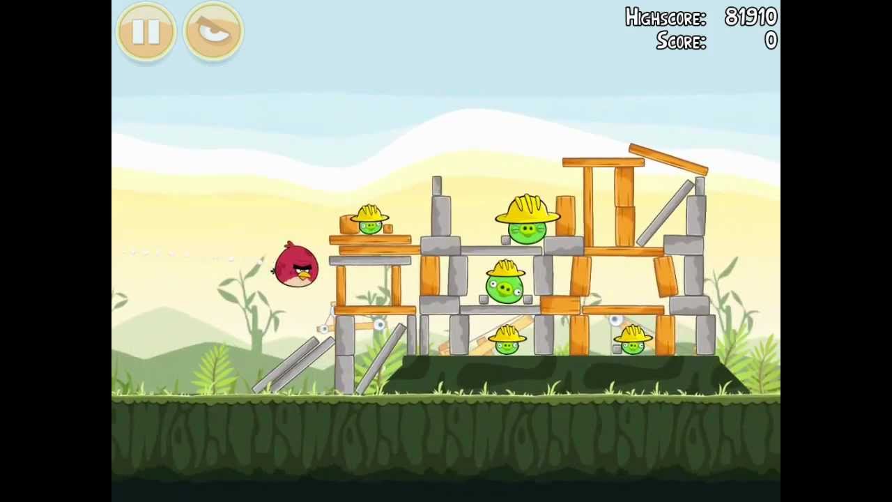 Angry Birds Big Setup 9-10 Walkthrough 3 Star - YouTube
