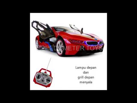 Jual Mainan Anak Mobil  Remote  RC BMW  i8  Pintu Buka Tutup 