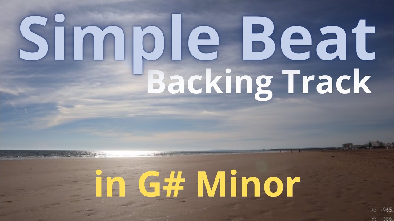Simple Beat Backing Track in G# Minor - YouTube