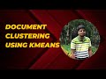 Document Clustering using KMeans