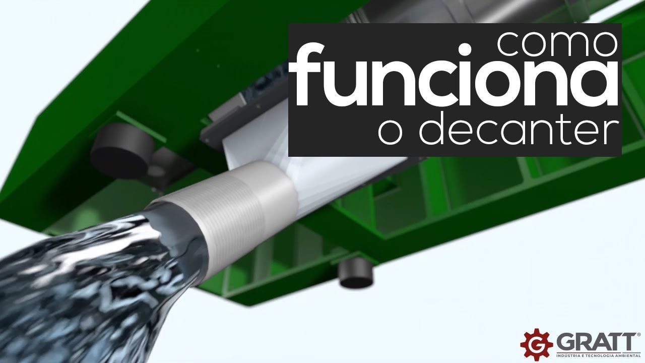Decanter Centrífugo Gratt | Separação 2 fases