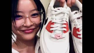 Newjeans Hanni Nike Collection Sneakers Shoe Collection Feb 2024 Horizontal