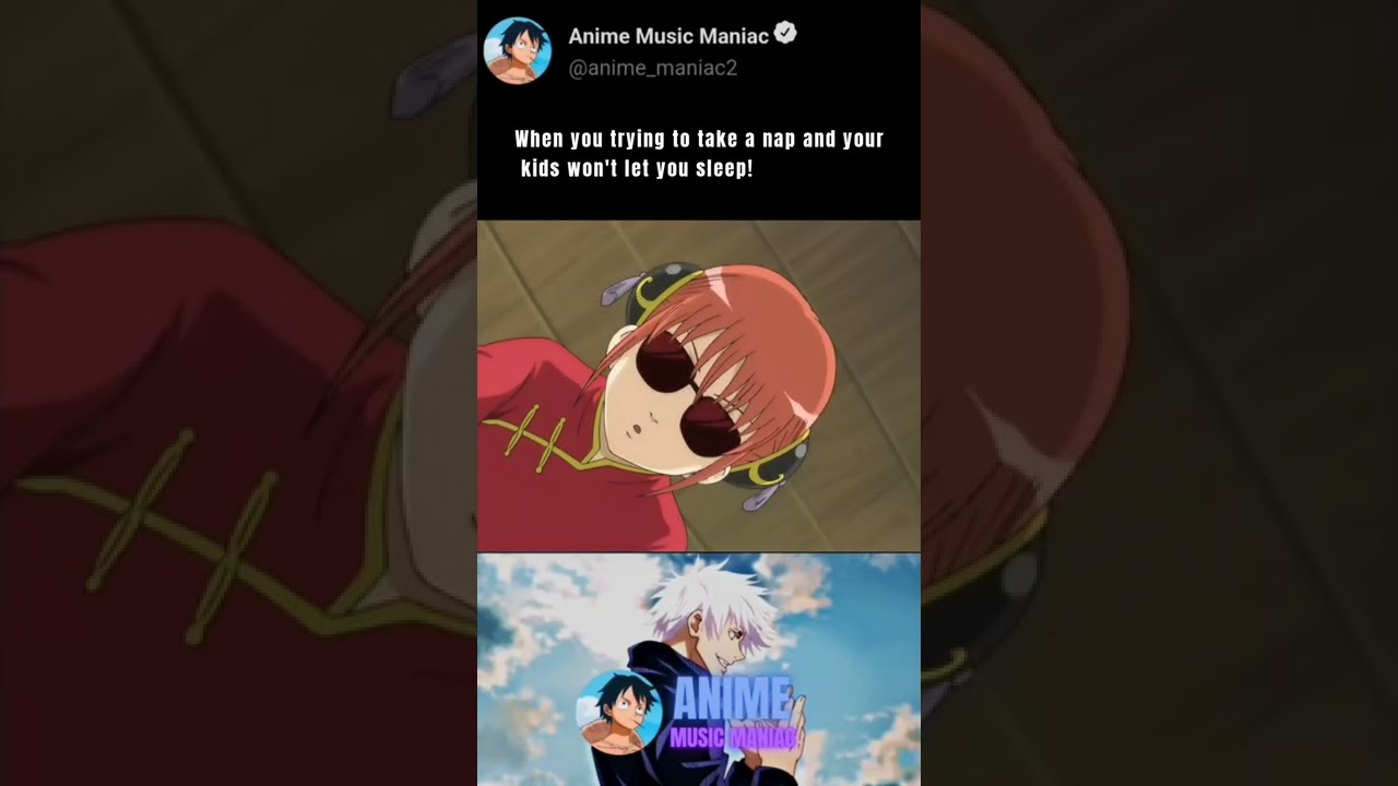 Watch When kids won't let you sleep #gintama #kagura #turururu #anime #shorts #funnymoments #memes on YouTube Watch When kids won't let you sleep #gintama #kagura #turururu #anime #shorts #funnymoments #memes on YouTube