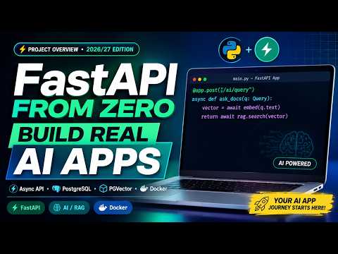 FastAPI From Zero: Build a Production AI API | | Python FastAPI Course (Episode 1 - Overview)