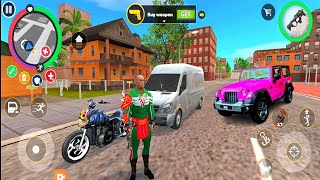 Rope Hero Voice Town Robot Gun With Maximum Super power Ep.2 screenshot 3