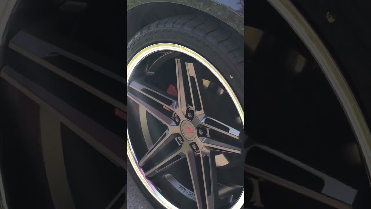 This rim and tire package done at Limitless Tire. Package 52