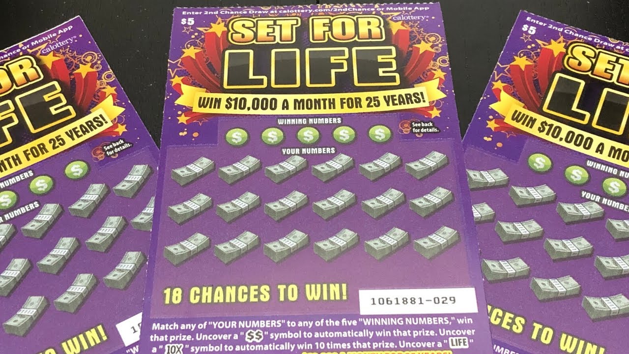 3x SET FOR LIFE California Scratchers! YouTube