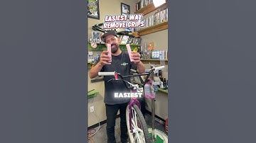 Bicycle grip removal - easiest way for bicycle grip installation