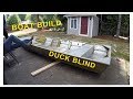 Building Duck Boat Blind Part 1 Building Duck Boat Blind Part 1