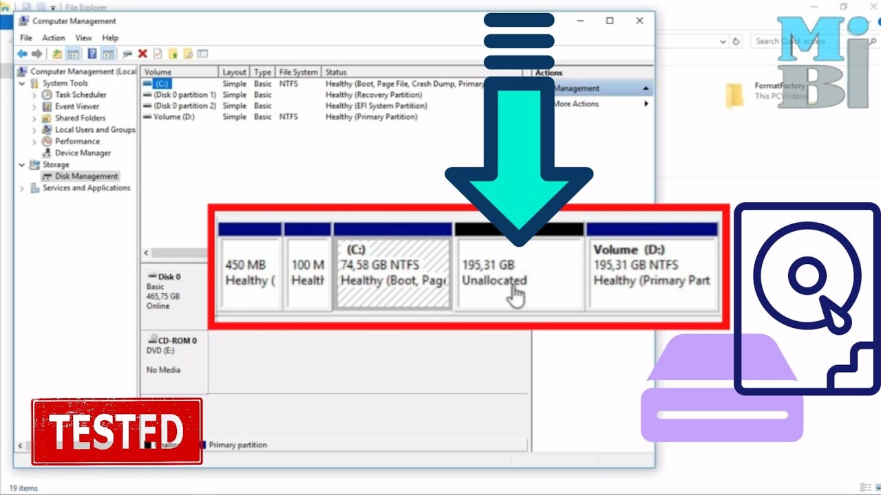 Cara Mengatasi Partisi Yang Hilang | Menambah partisi laptop | Mencari
