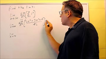 Limits of Summation as n Approaches Infinity (Three Examples)