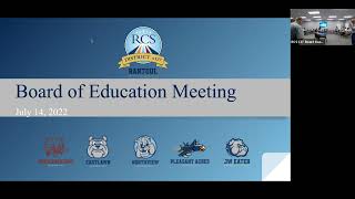 Board Of Education Meeting  July 14,2022