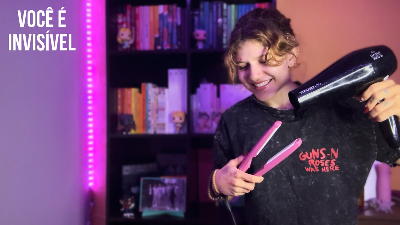 ASMR CORTE E FINALIZAÇÃO CAPILAR, MAS VOCÊ É INVISÍVEL ✂️