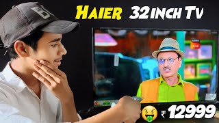 Haier 32 Inch (80) cm Google TV unboxing and review 😯 || under 15000 HD tv ||