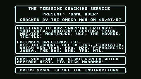 Teesside Cracking Service (TCS) Intro 03 ! Commodore 64 (C64)