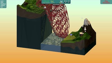 Poly Bridge - Loop To Down The Cliff