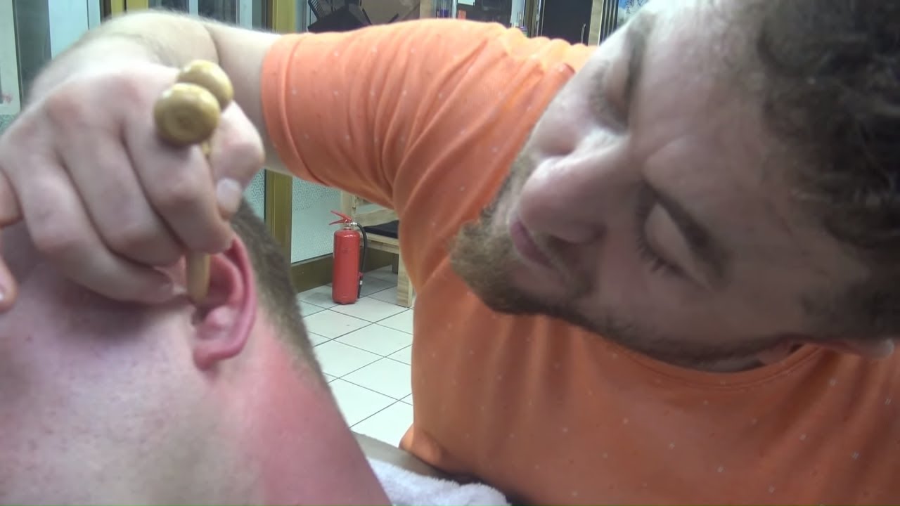 ASMR TURKISH BARBER MASSAGE =NECK CRACK =head,palm,neck,back,arm,ear massage =uyku,kulak,kafa masajı