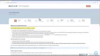Annual Renewal Online Tutorial Video